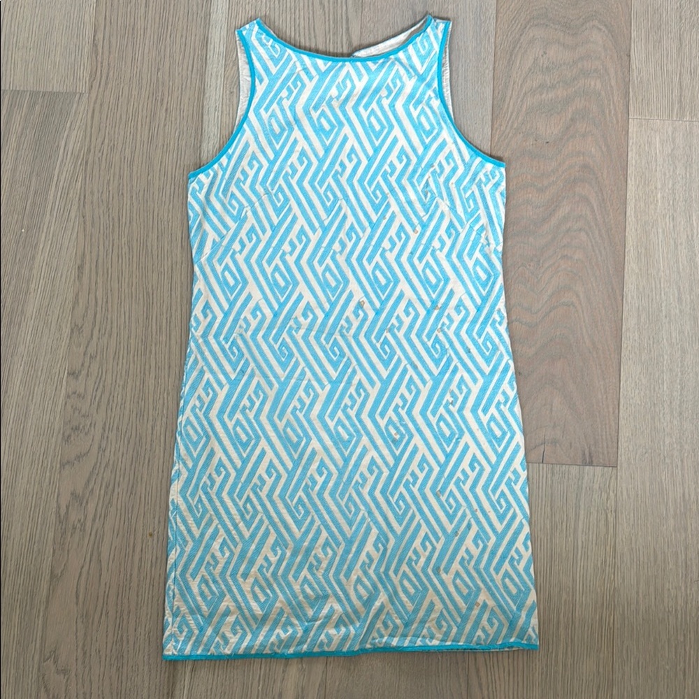 Chelsea & Violet Blue Halter Sheath Dress